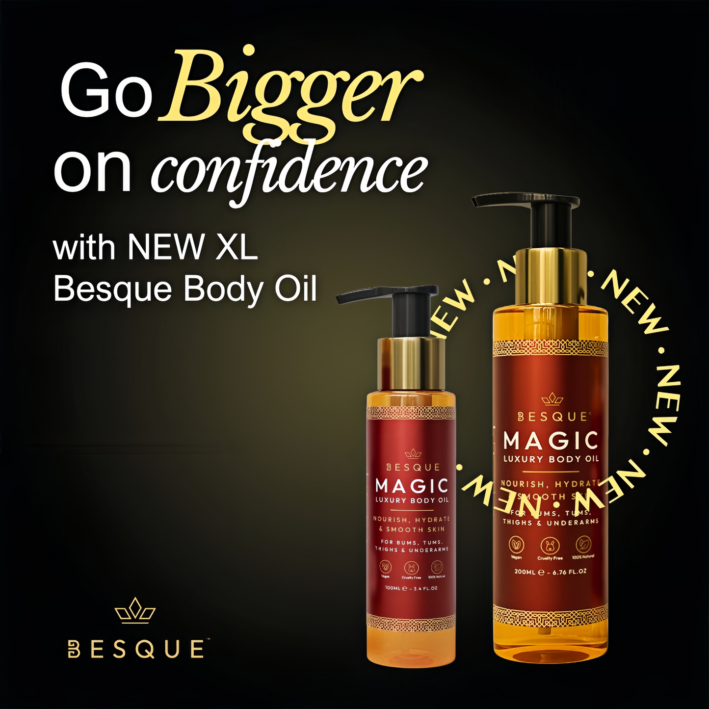 Besque® Magic Body Oil XL - 200ml